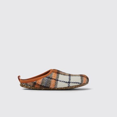 Side view of Wabi Printed recycled cotton women’s slippers