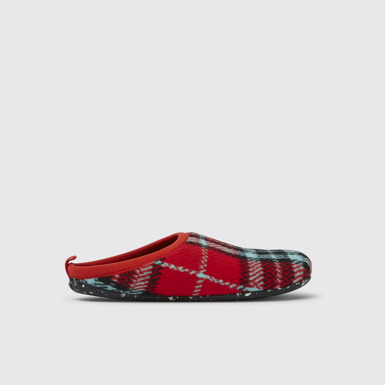 Side view of Wabi Printed recycled cotton women’s slippers