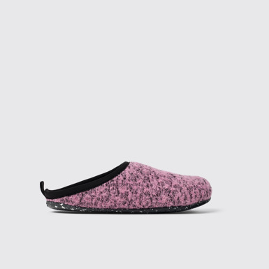 Side view of Wabi Pink Slippers for Women