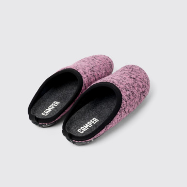 Back view of Wabi Pink Slippers for Women