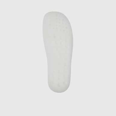 The sole of Wabi White monomaterial sandals for women