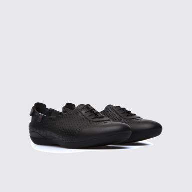 Front view of Micro Open black women’s shoe