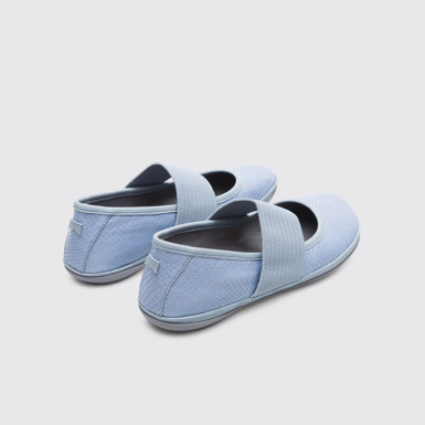 Back view of Right Blue Ballerinas for Women