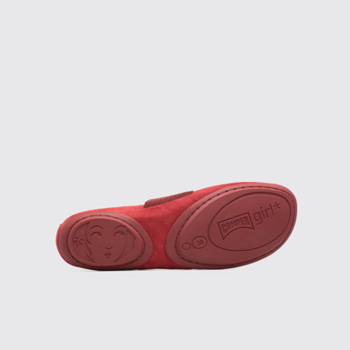 The sole of Right Red Ballerinas for Women