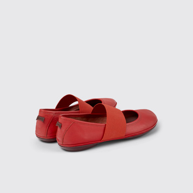 Right Zapatos de piel rojos para mujer