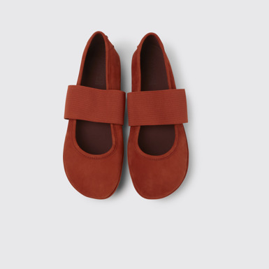 Right Zapatos de piel rojos para mujer