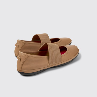 Right Bailarinas de piel nude para mujer.