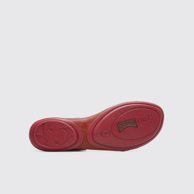 The sole of Right Red Sandals for Women