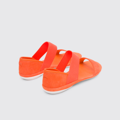 Back view of Right Orange Sandals for Women