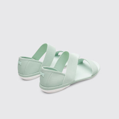 Back view of Right Green Sandals for Women