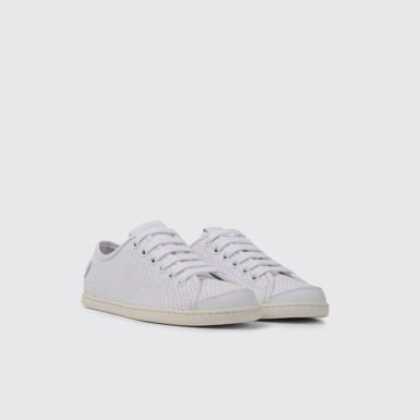 Front view of Uno White Sneakers for Women
