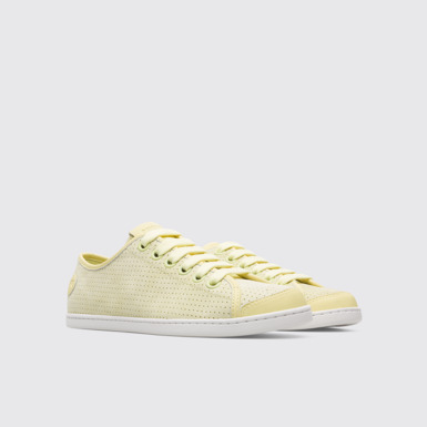 Front view of Uno Yellow Sneakers for Women