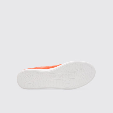The sole of Uno Orange Sneakers for Women