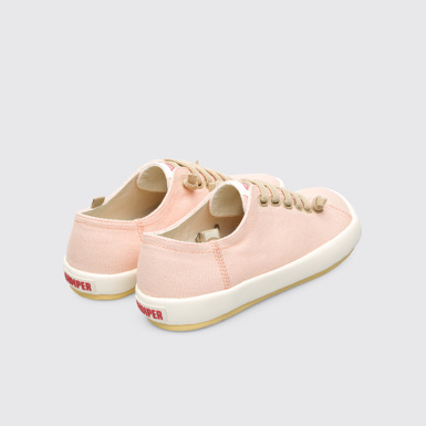 Back view of Peu Rambla Pink sneaker for women
