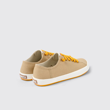 Peu Rambla Sneakers beige de tejido para mujer