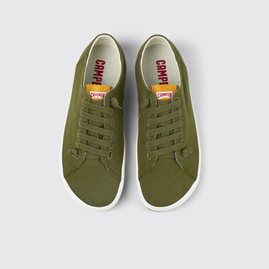 Peu Rambla Baskets en textile vert pour femme