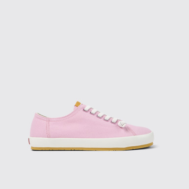 Peu Rambla Sneaker de teixit de color rosa per a dona