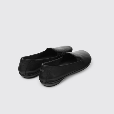 Back view of Right Black Ballerinas for Women