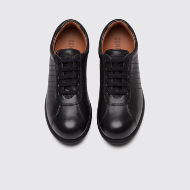 Overhead view of Pelotas Black Sneakers for Women