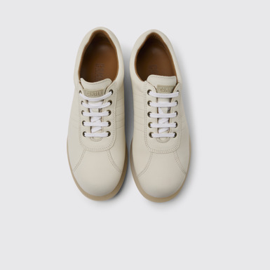 Overhead view of Pelotas White shoe for women