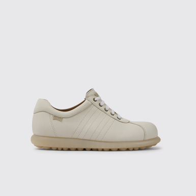 Side view of Pelotas White shoe for women