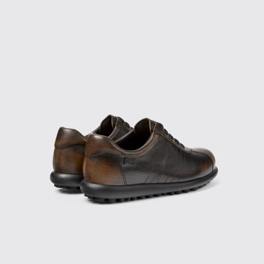 Back view of Pelotas Bi-color Leather Shoes for Women