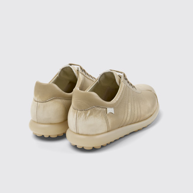 Back view of Pelotas Multicolor Leather Women's Shoe.