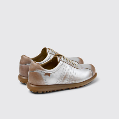 Back view of Pelotas Multicolor Leather Shoe for Women.