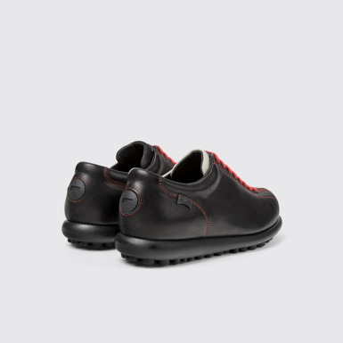 Back view of Twins Multicolored Leather Shoes for Women