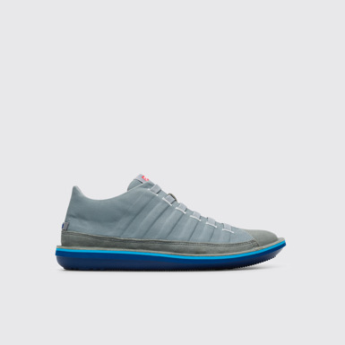 Side view of Beetle Men’s mid gray Sneakers