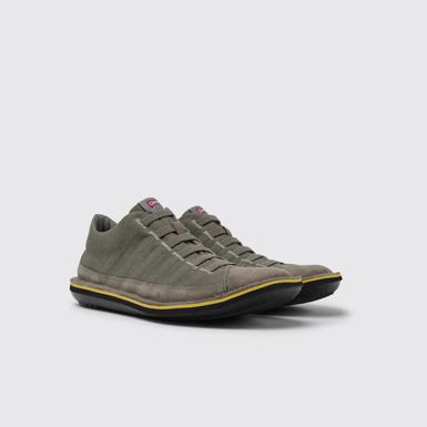 Beetle Sneakers de nobuk grises para hombre