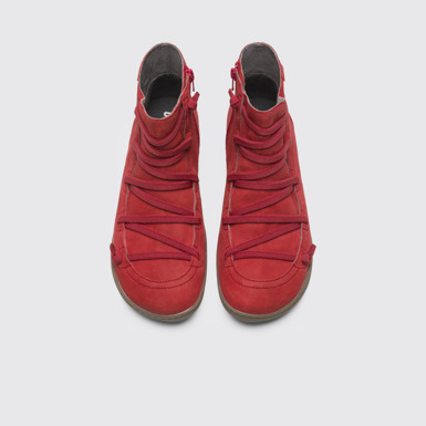 Overhead view of Peu Red Ankle Boots for Women