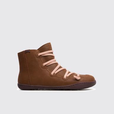 Side view of Peu Brown Casual Shoes for Women