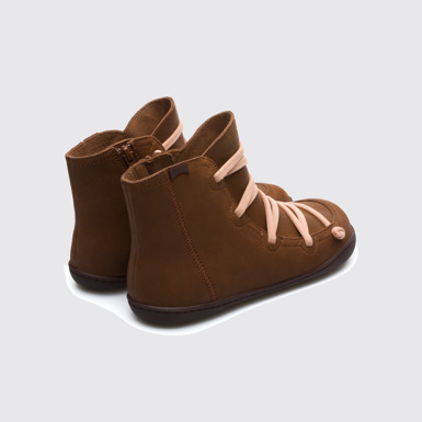 Back view of Peu Brown Casual Shoes for Women