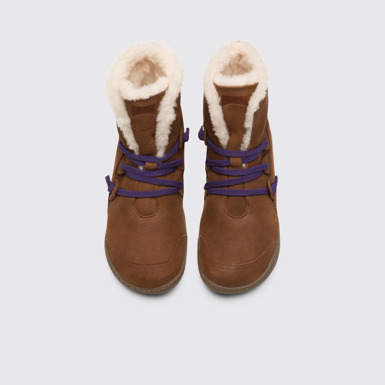 Overhead view of Peu Brown Ankle Boots for Women