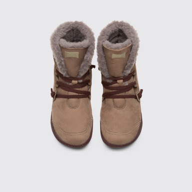 Overhead view of Peu Grey Ankle Boots for Women