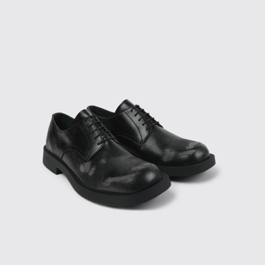 Mil 1978 Schwarzer Lederschuh