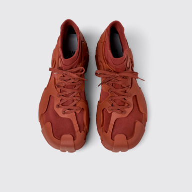 Overhead view of Tossu Red Synthetic Sneaker