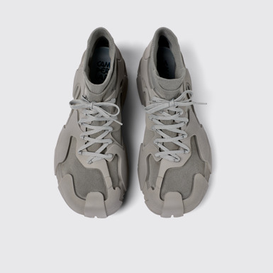 Overhead view of Tossu Grey Synthetic Sneaker
