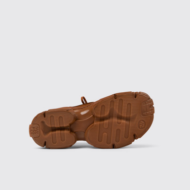 TOSSU Brown Caged Sneakers