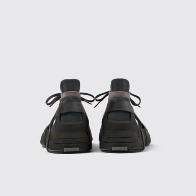 Back view of TOSSU GRAY-BLACK