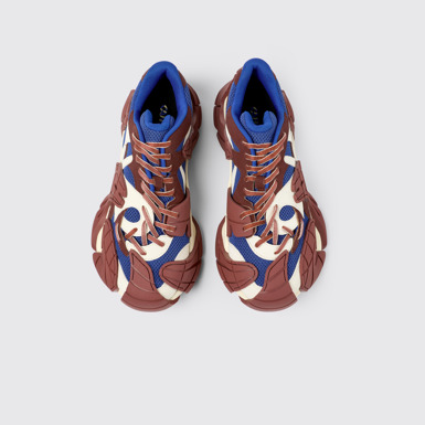 Overhead view of Tormenta Multicolored Textile Sneaker