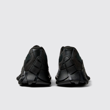 Back view of CAMPERLAB TORMENTA Black Textile Sneakers
