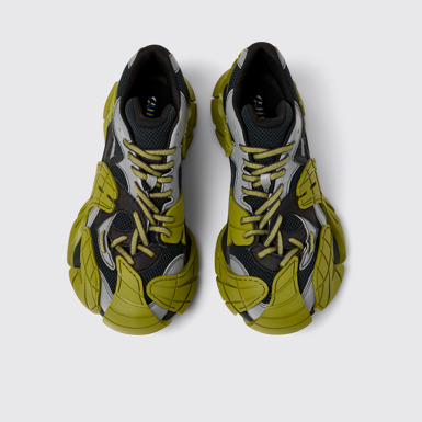 Overhead view of CAMPERLAB TORMENTA Multicolored Textile Sneakers