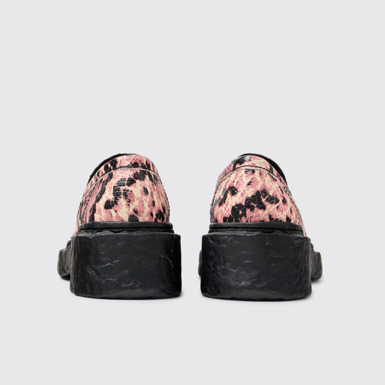 Back view of Vamonos Multicolor Leather Loafers