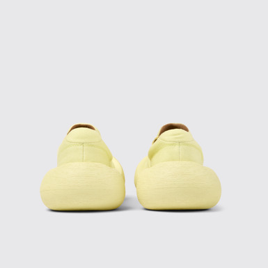 Back view of Caramba Yellow TENCEL® Lyocell Loafers