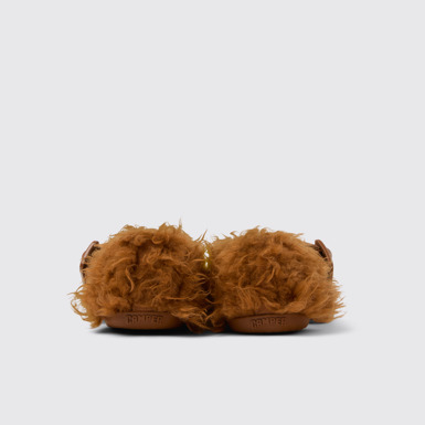 Back view of Wabi Brown recycled PET Mary Janes