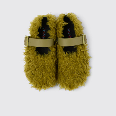Overhead view of Wabi Green recycled PET Mary Janes