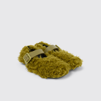 Front view of Wabi Green recycled PET Mary Janes
