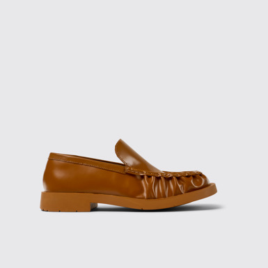 Mil 1978 Mocassins en cuir marron